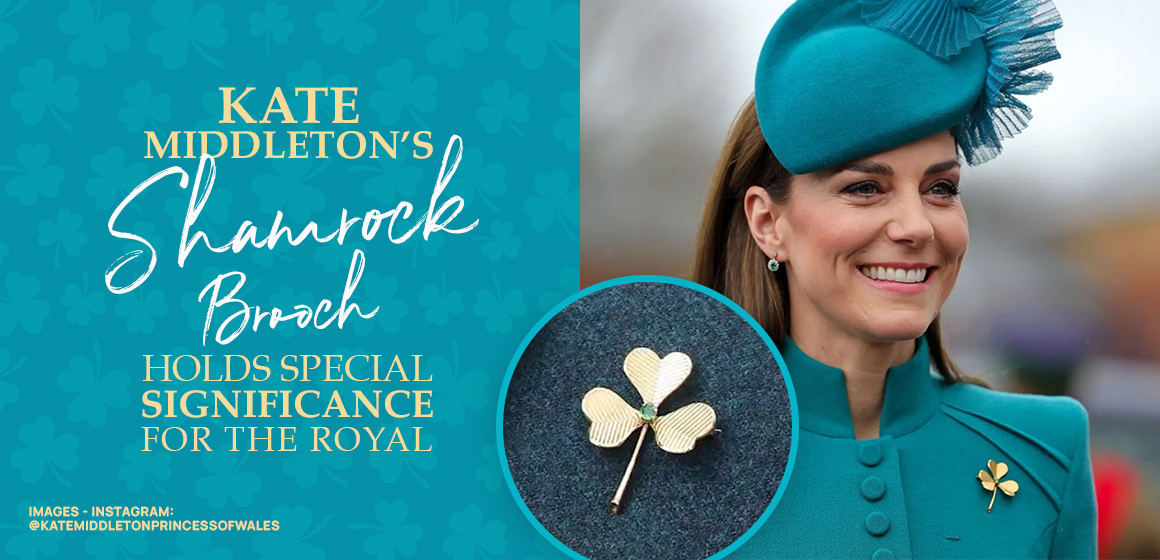 Shamrock brooch deals