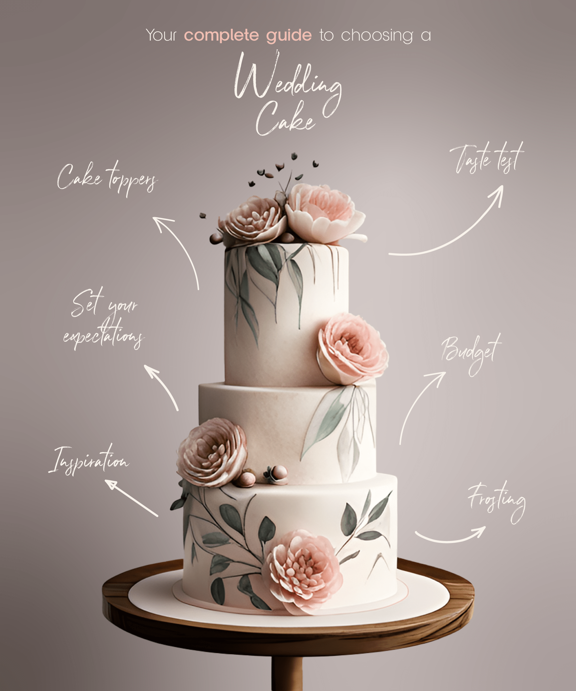 DIY and customisable Wedding Cake Toppers : Chic Vintage Brides