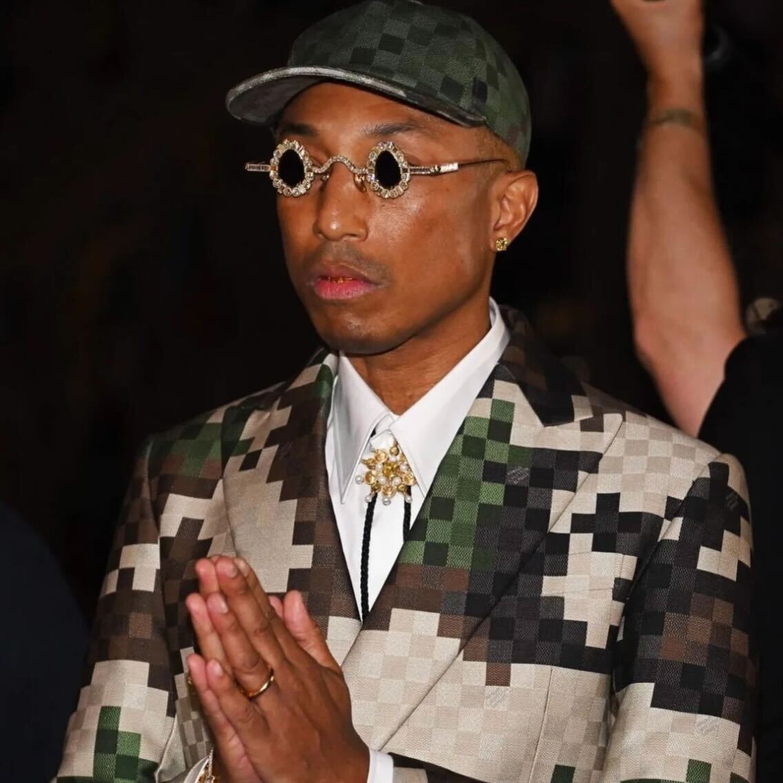 Pharrell Williams impressed in a pair of $100k sunglasses at his