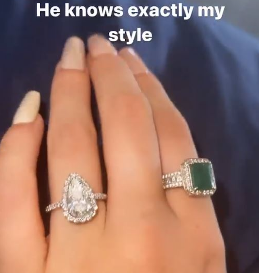 Obsessed! Celebrities' Favorite Pear Shaped Diamond Engagement Rings Revealed! - pziptsu