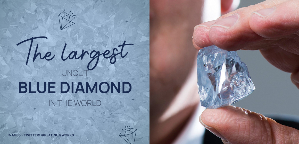 Largest hot sale raw diamond