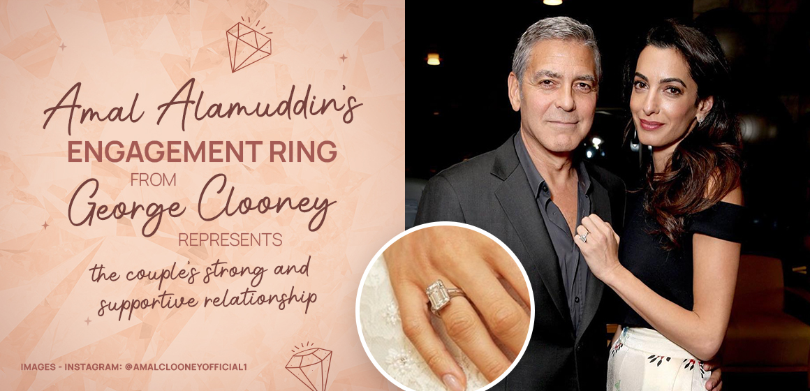 Amal clooney deals engagement ring