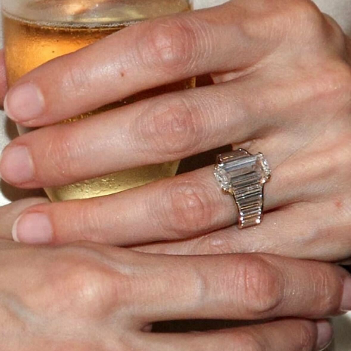 Angelina Jolie Spotted Flashing Her Engagement Ring