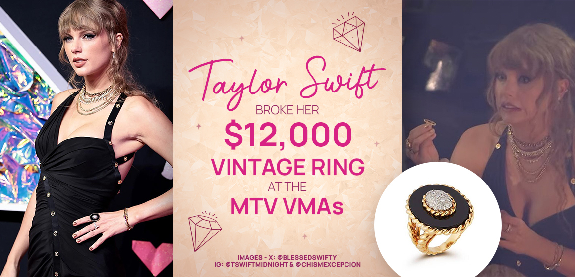 Taylor Swift's $12,000 Diamond ring goes missing at the 2023 VMAs