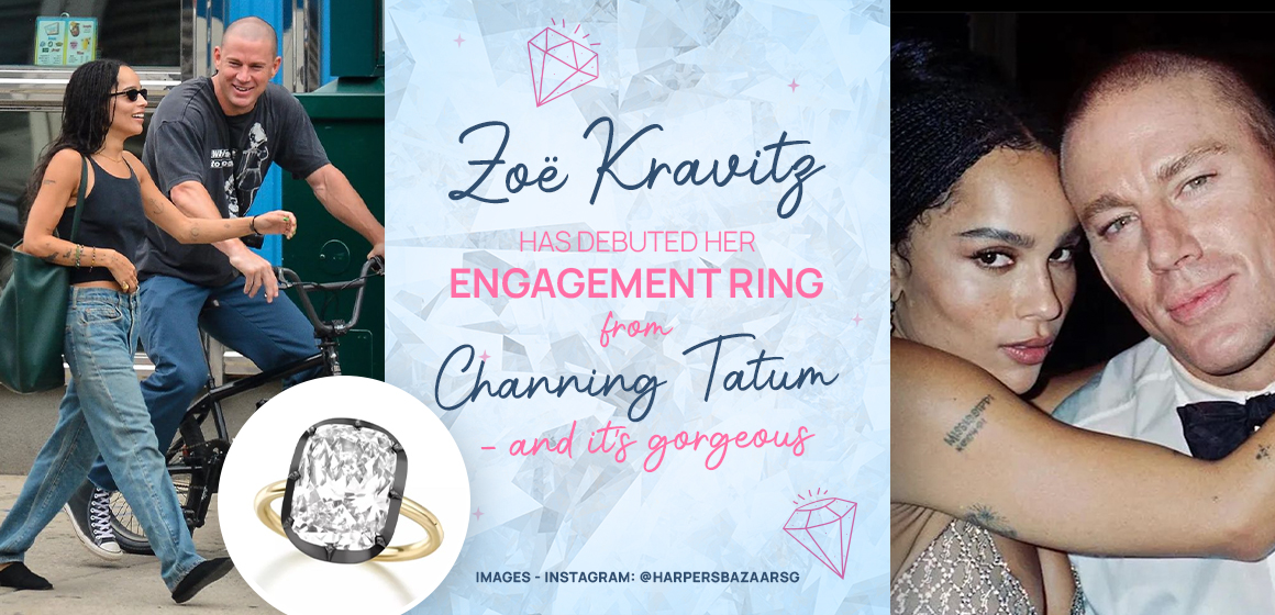 Zoë Kravitz has debuted her engagement ring from Channing Tatum – and ...